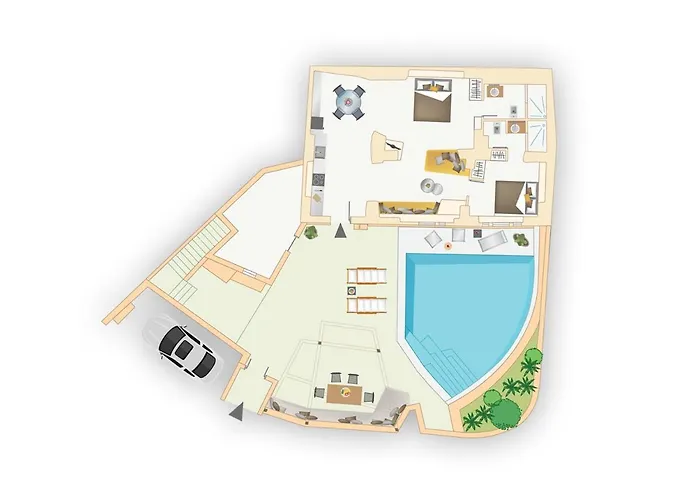 Potamos Luxury House, Private Pool, Santorini Éxo Goniá