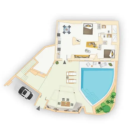 Potamos Luxury House, Private Pool, Santorini Exo Gonia
